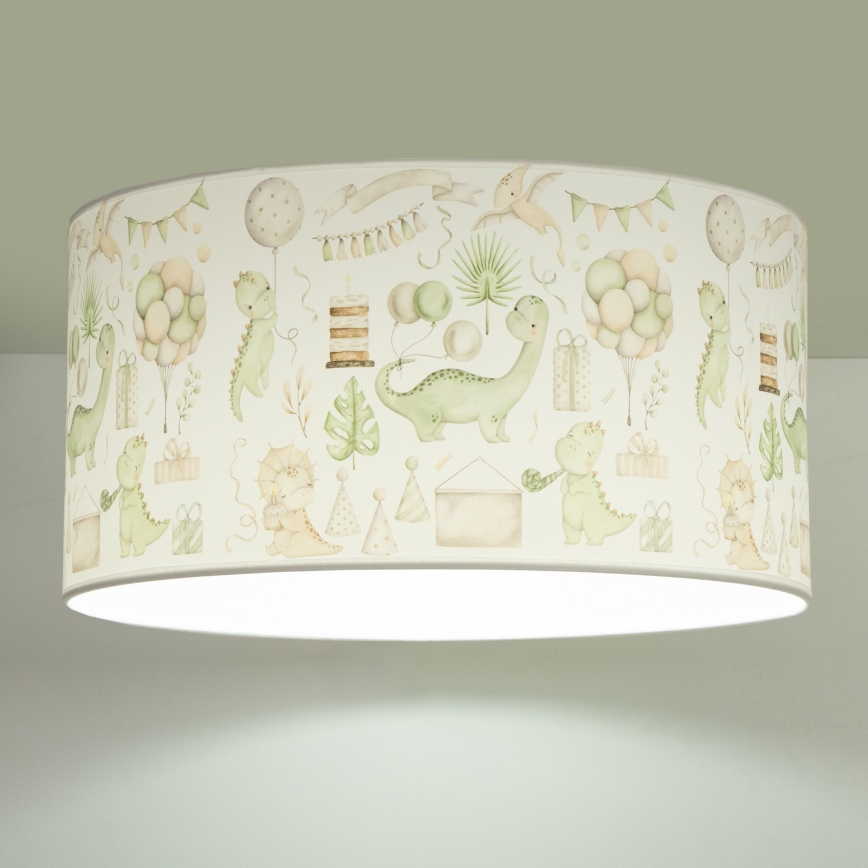 Dziecięca lampa sufitowa KIDS ROOM 1xE27/60W/230V, śr. 40 cm, dinozaur