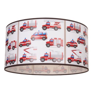 Dziecięca lampa sufitowa KIDS ROOM 1xE27/60W/230V śr. 40 cm strażacy