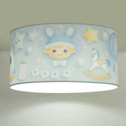 Dziecięca lampa sufitowa KIDS ROOM 1xE27/60W/230V, śr. 40 cm, z motywem kosmonauty