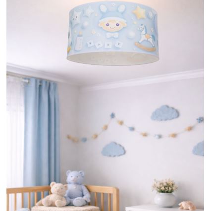 Dziecięca lampa sufitowa KIDS ROOM 1xE27/60W/230V, śr. 40 cm, z motywem kosmonauty