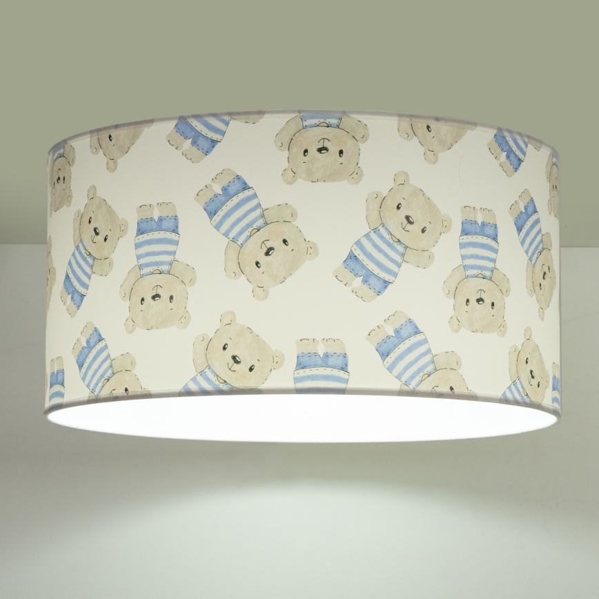 Dziecięca lampa sufitowa KIDS ROOM 1xE27/60W/230V, średnica 40 cm, miś
