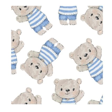 Dziecięca lampa sufitowa KIDS ROOM 1xE27/60W/230V, średnica 40 cm, miś