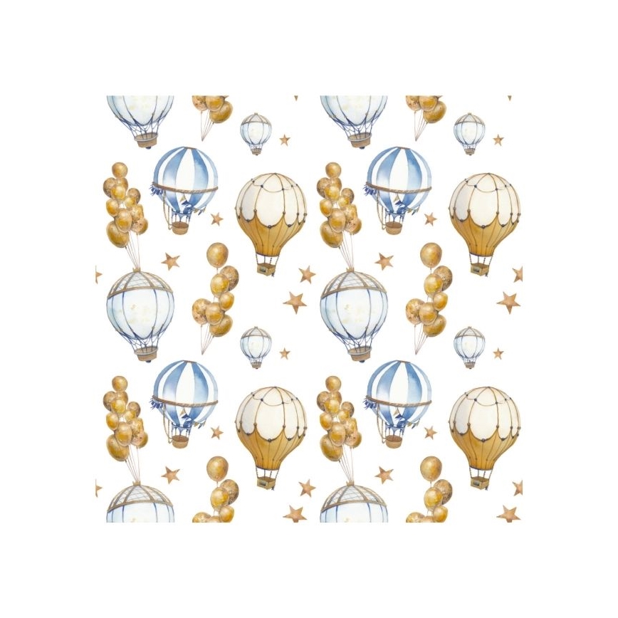 Dziecięca lampa sufitowa KIDS ROOM 1xE27/60W/230V, średnica 40 cm, motyw balonów