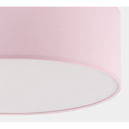 Dziecięca lampa sufitowa RONDO KIDS 4xE27/15W/230V różowa