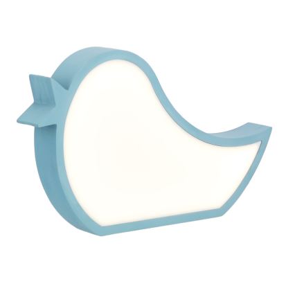 Dziecięca lampka biurkowa BIRD LED/12W/230V niebieska