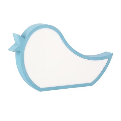 Dziecięca lampka biurkowa BIRD LED/12W/230V niebieska