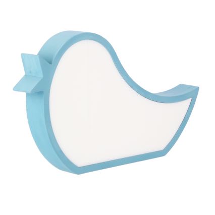 Dziecięca lampka biurkowa BIRD LED/12W/230V niebieska