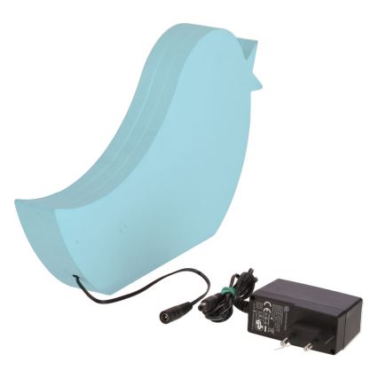 Dziecięca lampka biurkowa BIRD LED/12W/230V niebieska