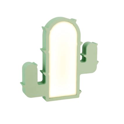 Dziecięca lampka biurkowa CACTUS LED/10W/230V zielona
