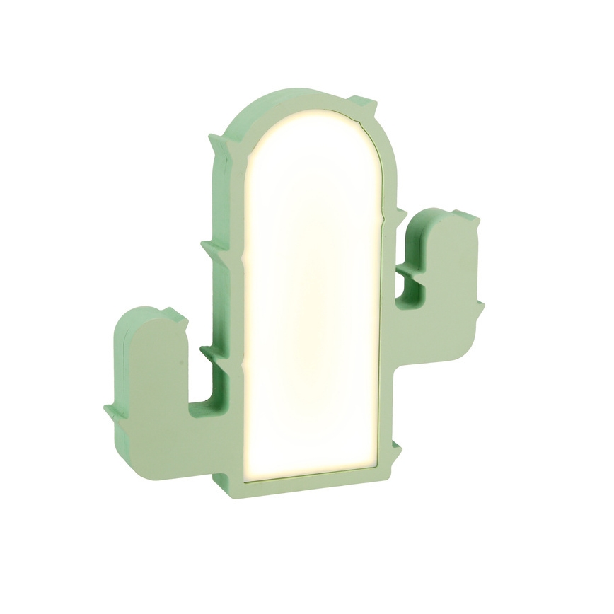 Dziecięca lampka biurkowa CACTUS LED/10W/230V zielona