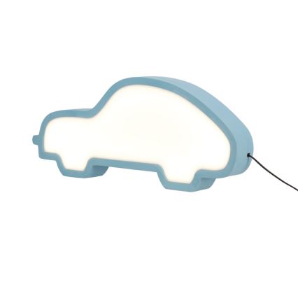 Dziecięca lampka biurkowa CAR LED/11W/230V niebieska