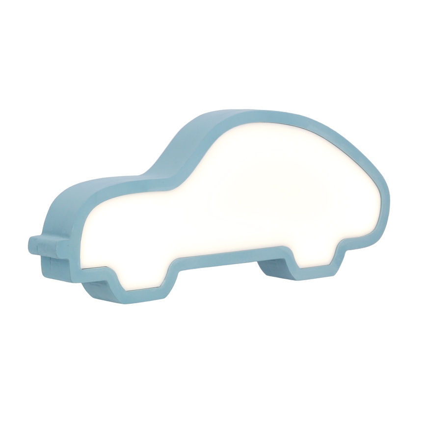 Dziecięca lampka biurkowa CAR LED/11W/230V niebieska