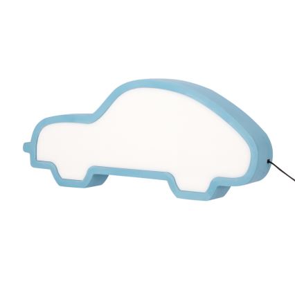Dziecięca lampka biurkowa CAR LED/11W/230V niebieska