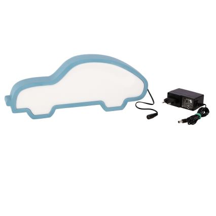 Dziecięca lampka biurkowa CAR LED/11W/230V niebieska