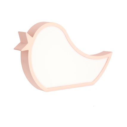 Dziecięca lampka biurkowa LED BIRD LED/12W/230V różowa