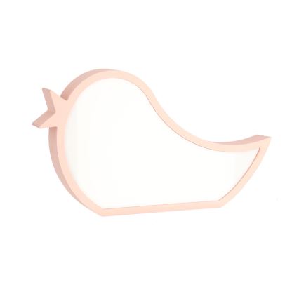 Dziecięca lampka biurkowa LED BIRD LED/12W/230V różowa