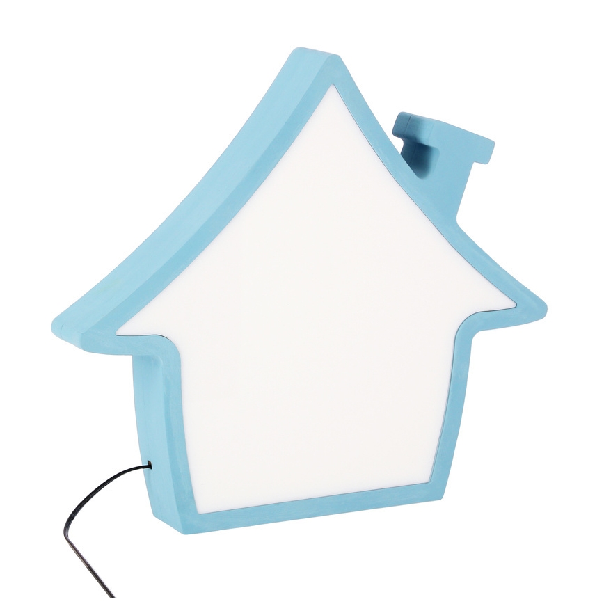 Dziecięca lampka biurkowa LED HOUSE LED/10W/230V niebieska