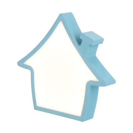Dziecięca lampka biurkowa LED HOUSE LED/10W/230V niebieska