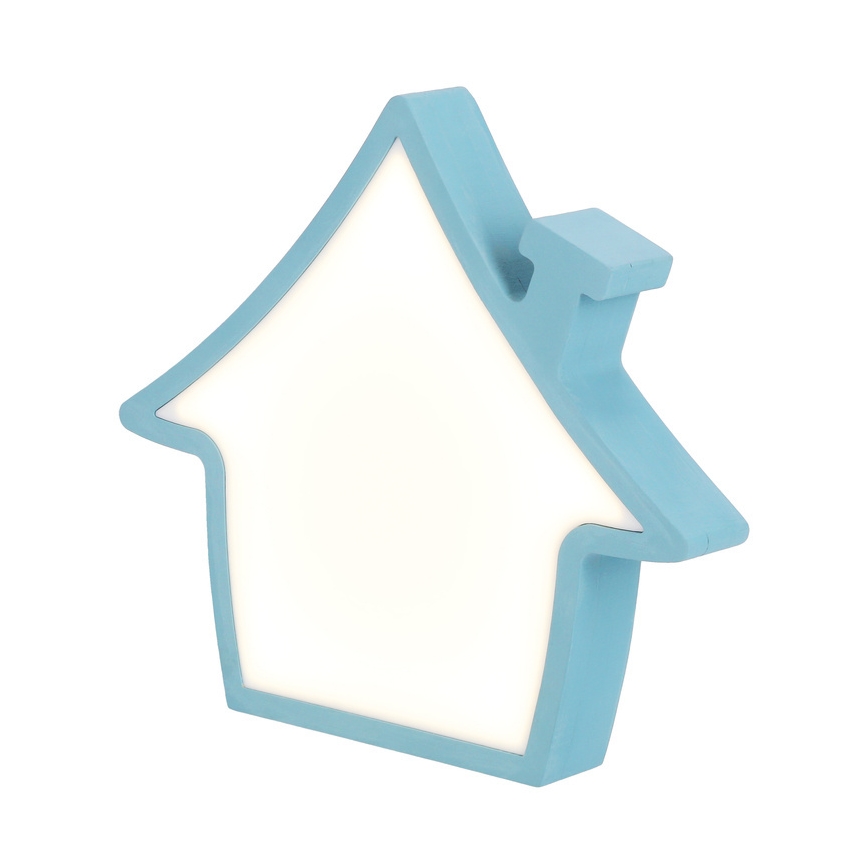 Dziecięca lampka biurkowa LED HOUSE LED/10W/230V niebieska