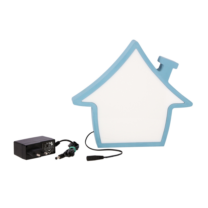 Dziecięca lampka biurkowa LED HOUSE LED/10W/230V niebieska