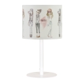 Dziecięca lampka stołowa GIRLS VIBES 1xE27/60W/230V Ø 18 cm dla dziewczynek