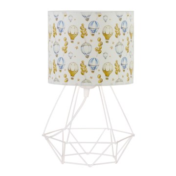 Dziecięca lampka stołowa KIDS ROOM 1xE27/60W/230V, średnica 18 cm, motyw balonów