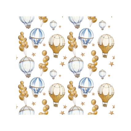 Dziecięca lampka stołowa KIDS ROOM 1xE27/60W/230V, średnica 18 cm, motyw balonów