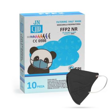 Dziecięca maska ochronna FFP2 NR Kids czarny 100szt.