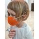 Dziecięca maska ochronna FFP2 NR Kids pomarańczowy 100szt.
