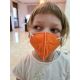 Dziecięca maska ochronna FFP2 NR Kids pomarańczowy 20szt.
