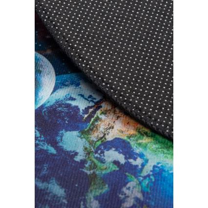 Dziecięcy dywanik antypoślizgowy PRINT 3D 80 cm planety/wielobarwny