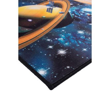 Dziecięcy dywanik antypoślizgowy PRINT 3D 80x150 cm planety/wielobarwny