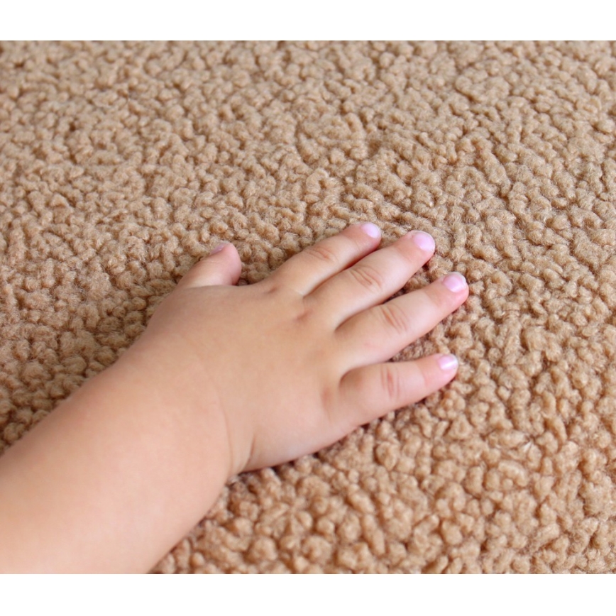 Dziecięcy fotel PIXI, średnica 46 cm, brązowy