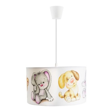 Dziecięcy żyrandol na linkę PETS 1xE27/60W/230V