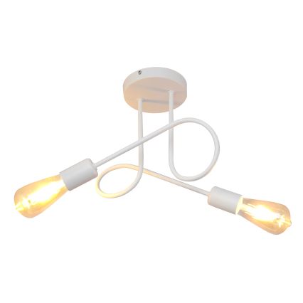 Dziecięcy żyrandol natynkowy OXFORD 2xE27/15W/230V biały
