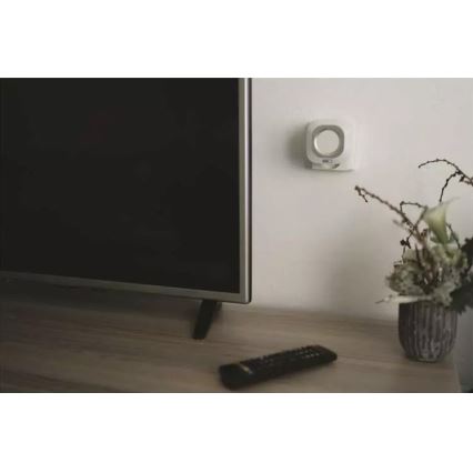 Dzwonek bezprzewodowy do kontaktu 230V + 1xCR2032 IP44 biały