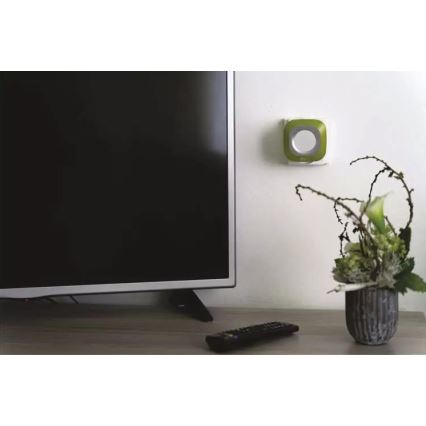 Dzwonek bezprzewodowy do kontaktu 230V + 1xCR2032 IP44 zielony