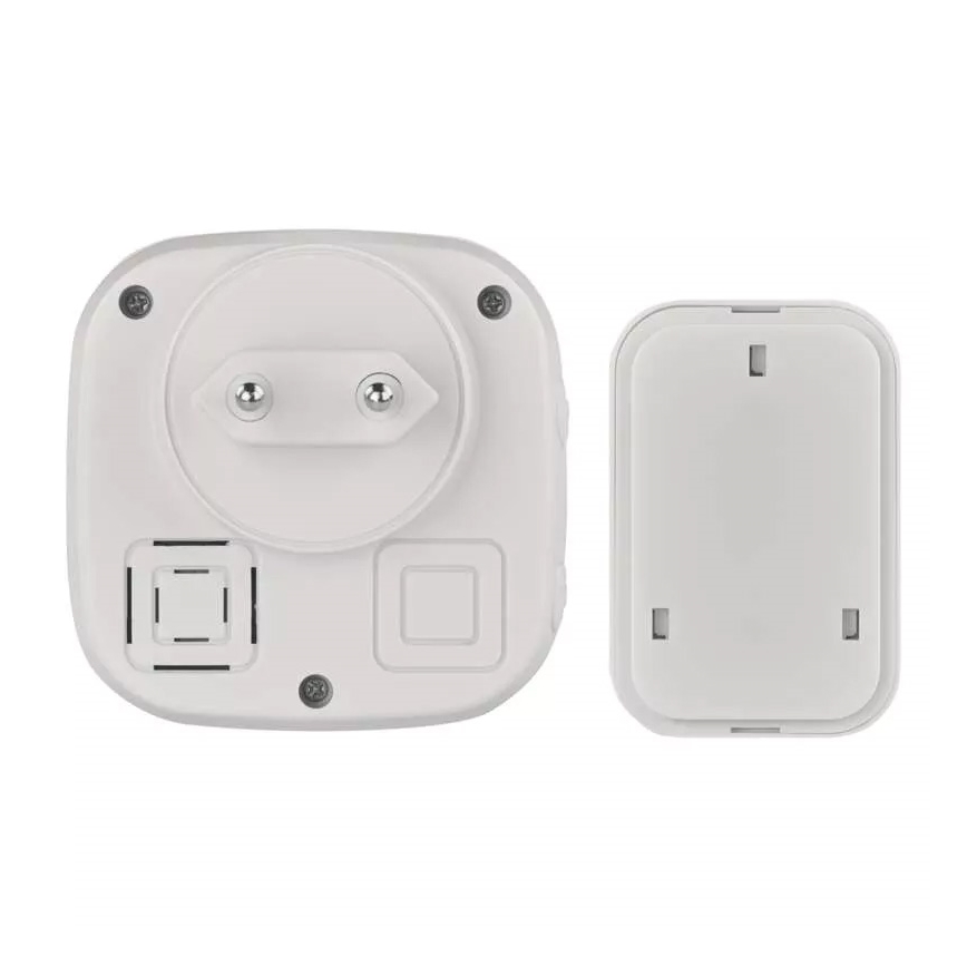 Dzwonek bezprzewodowy do kontaktu 230V + 1xCR2032 IP44 zielony
