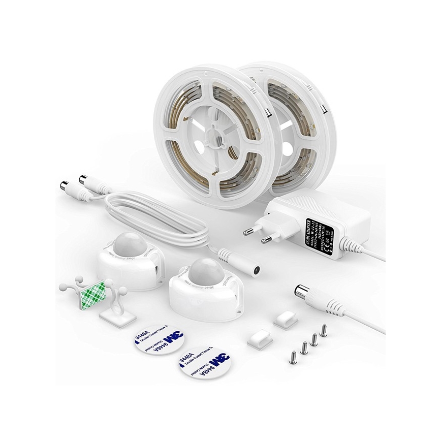 SET 2x LED taśma z czujnikiem 1,2 m LED/3,6W/230V