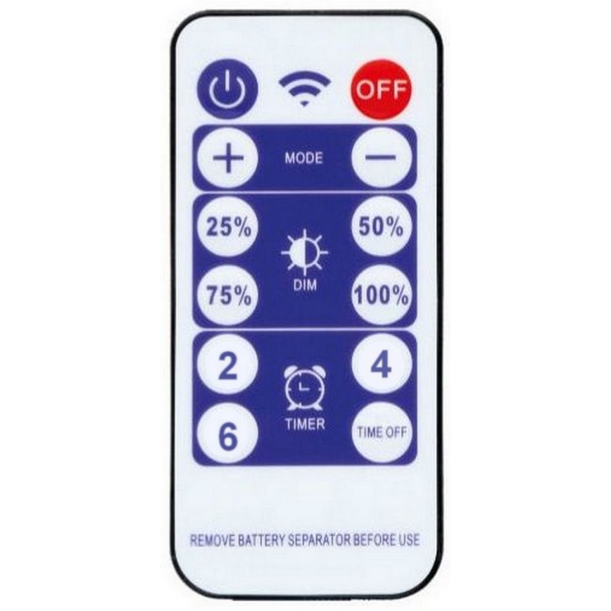 LED Pasek solarny 3,7V 2400 mAh 5 m IP65