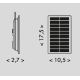 LED Solar pasek 3,7V 2400mAh 5m IP65