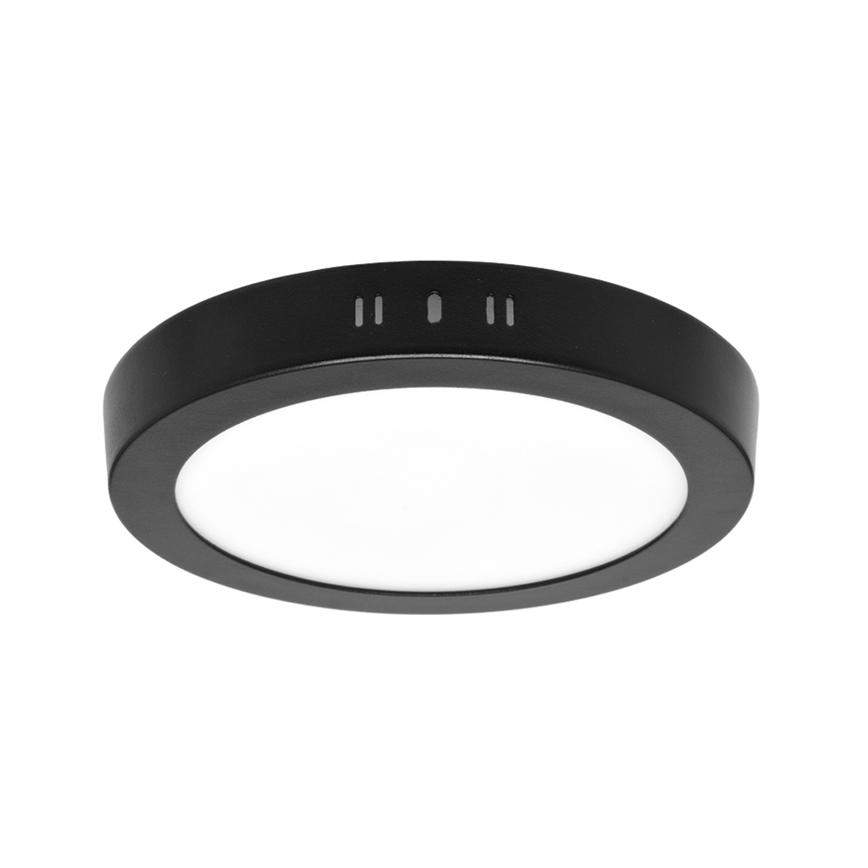 LED Lampa sufitowa LADA LED/18W/230V 3000/4000/6000K śr. 22 cm czarna