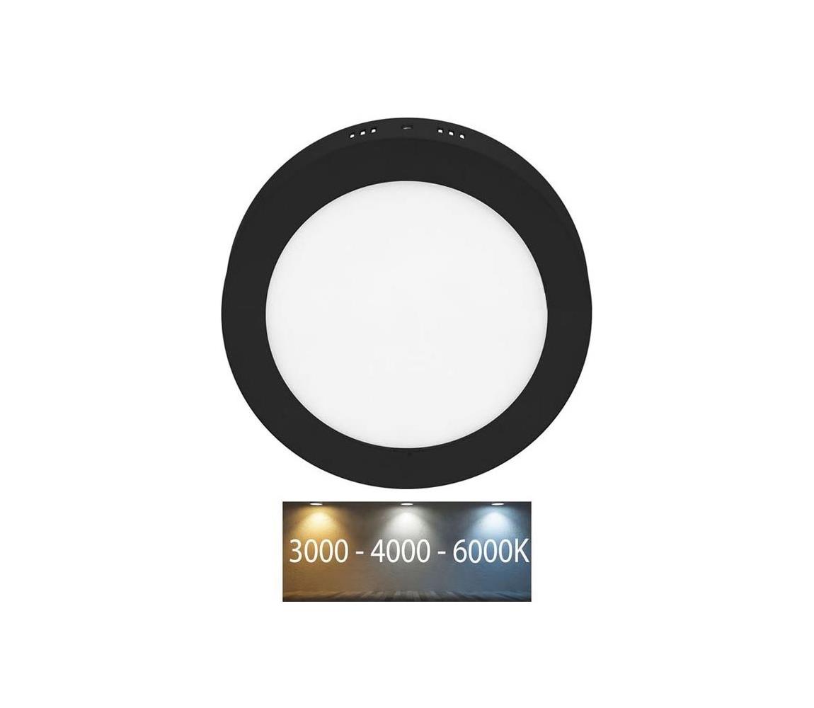 LED-CSL-CCT/25W/CR - LED Plafon LADA LED/25W/230V czarny