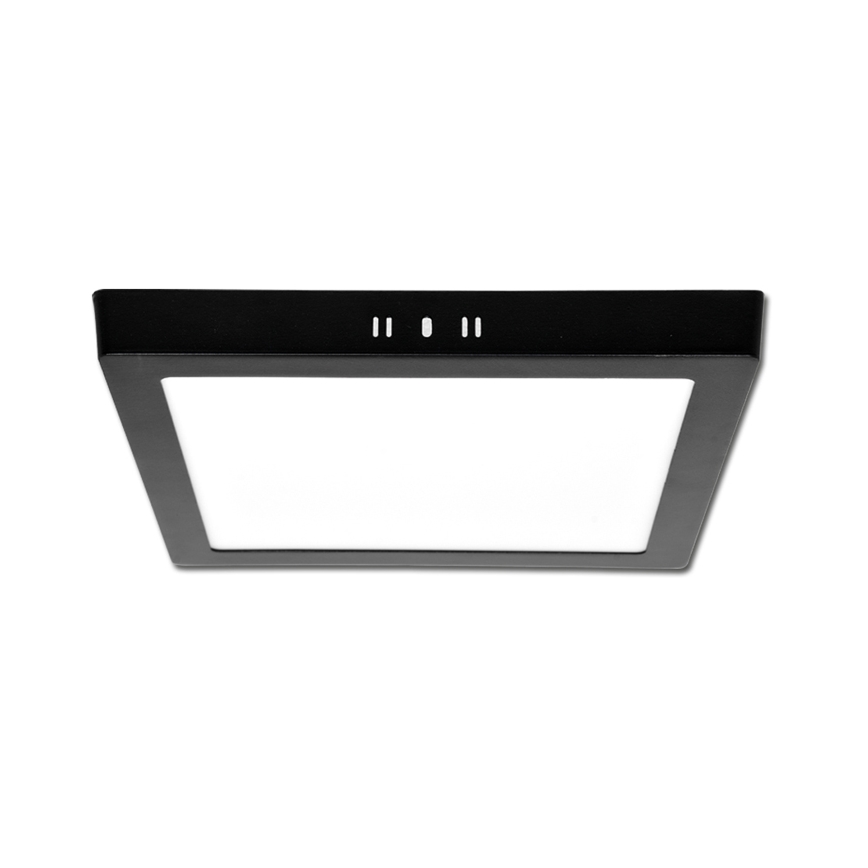 LED Lampa sufitowa RAFA LED/25W/230V 3000/4000/6000K 30x30 cm czarna