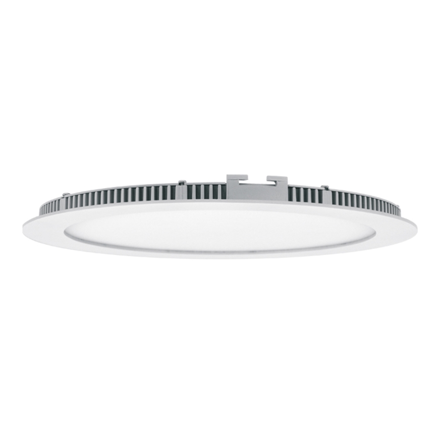 LED Łazienkowa oprawa wpuszczana LADA LED/12W/230V 3000/4000/6000K śr. 17 cm IP44 biała