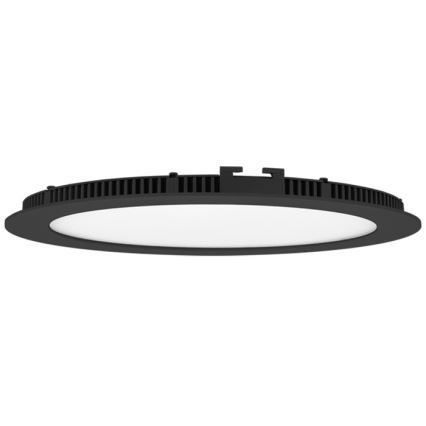 LED Łazienkowa oprawa wpuszczana LADA LED/18W/230V 3000/4000/6000K śr. 22 cm IP44 czarna