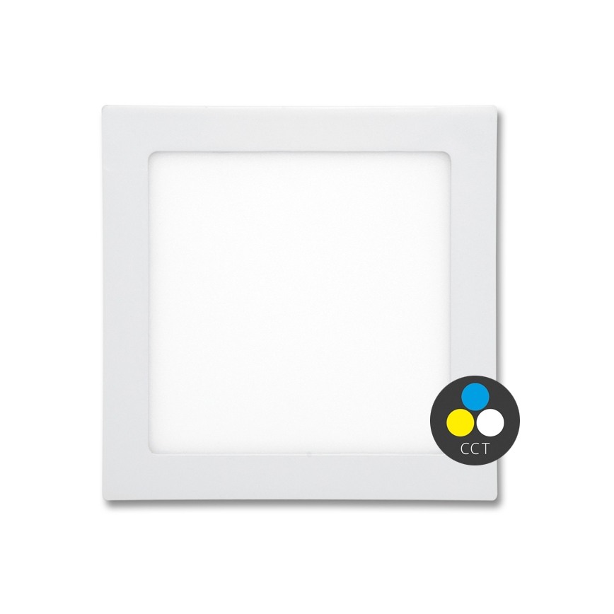 LED Łazienkowa oprawa wpuszczana RAFA LED/18W/230V 3000/4000/6000K 22x22 cm IP44 biała