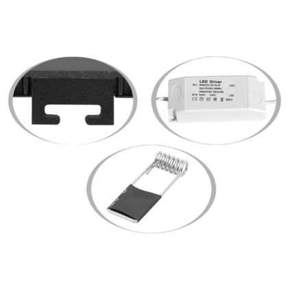 LED Łazienkowa oprawa wpuszczana RAFA LED/18W/230V 3000/4000/6000K 22x22 cm IP44 biała