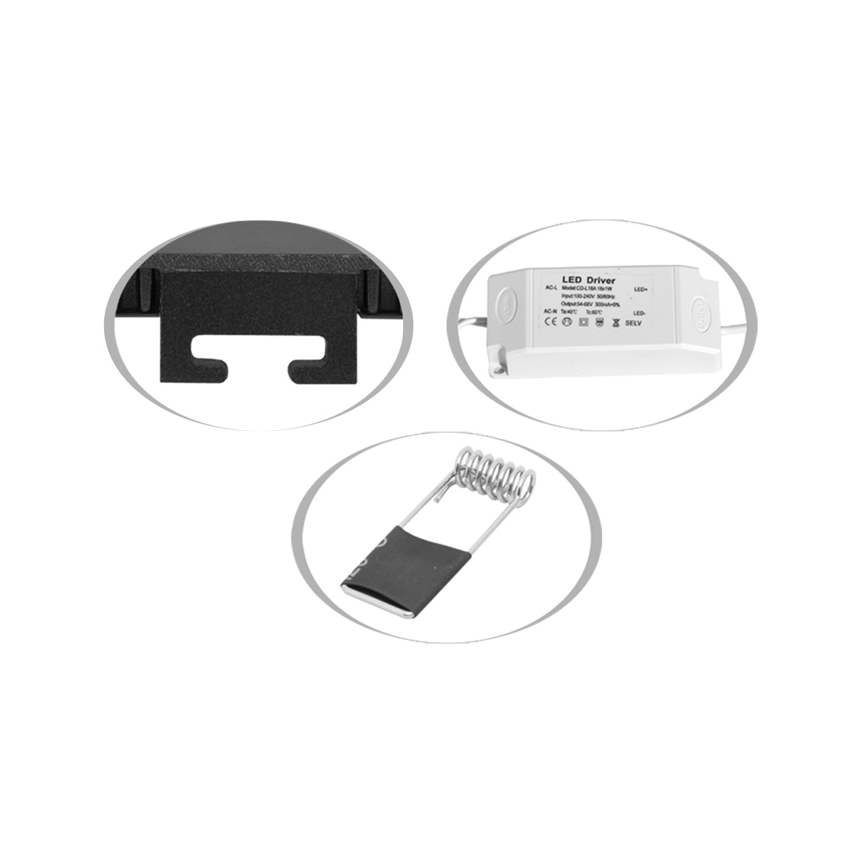 LED Łazienkowa oprawa wpuszczana RAFA LED/18W/230V 3000/4000/6000K 22x22 cm IP44 biała