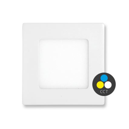 LED Łazienkowa oprawa wpuszczana RAFA LED/6W/230V 3000/4000/6000K 12x12 cm IP44 biała